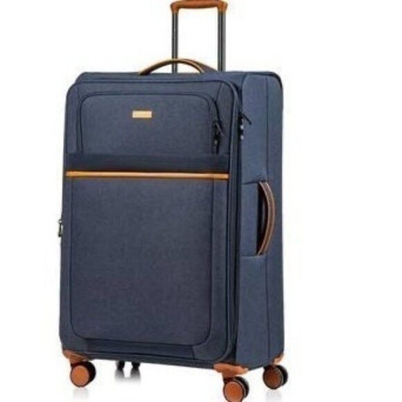 New CHAMPS Classic II 20“ carry-on in in Navy Softside Luggage suitcase Spinner - Picture 2 of 12